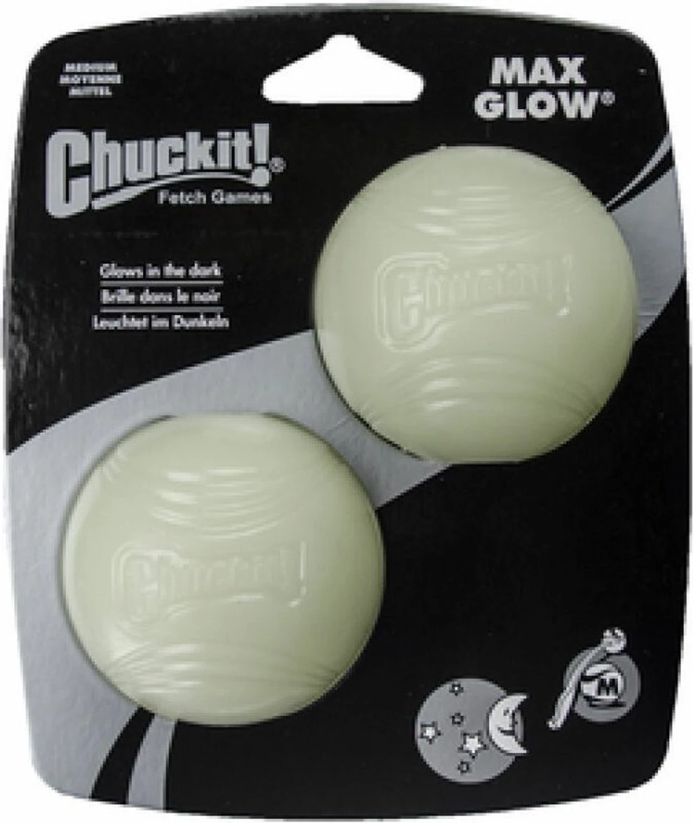 Chuckit! Max Glow Ball 2 Stuks (M) – Honden Speelgoed – Apporteren – Drijft Op Water – Stuitert – Veilig Voor Gebit – Honden Bal – Ideaal Met De Ballenwerper – Ø 7cm – Lichtgevend – Apporteerspeelgoed – Glow In The Dark 1 Chuckit! Max Glow Ball 2 Stuks (M) – Honden Speelgoed – Apporteren – Drijft Op Water – Stuitert – Veilig Voor Gebit – Honden Bal – Ideaal Met De Ballenwerper – Ø 7cm – Lichtgevend – Apporteerspeelgoed – Glow In The Dark