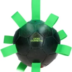Dog Comets Hypernova Extreem Sterke Hondenbal – Gemaakt Van Drie Lagen – Gebruiksvriendelijk Hondenspeeltje – Drijvende Hondenbal Met Lussen – Geschikt Voor (middelgrote) Honden – Inclusief Pomp – Groen