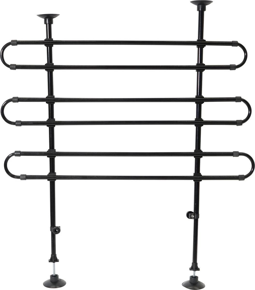 Verstelbaar Autorek Bagagerek – En Hondenrek Vloer Montage – Medium 1 Verstelbaar Autorek Bagagerek – En Hondenrek Vloer Montage – Medium