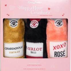 Zippy Paw – Hondenspeelgoed – Wijnen – Chardonnay – Merlot – Rosè – Pieper – Kraken – Honden – Knuffel