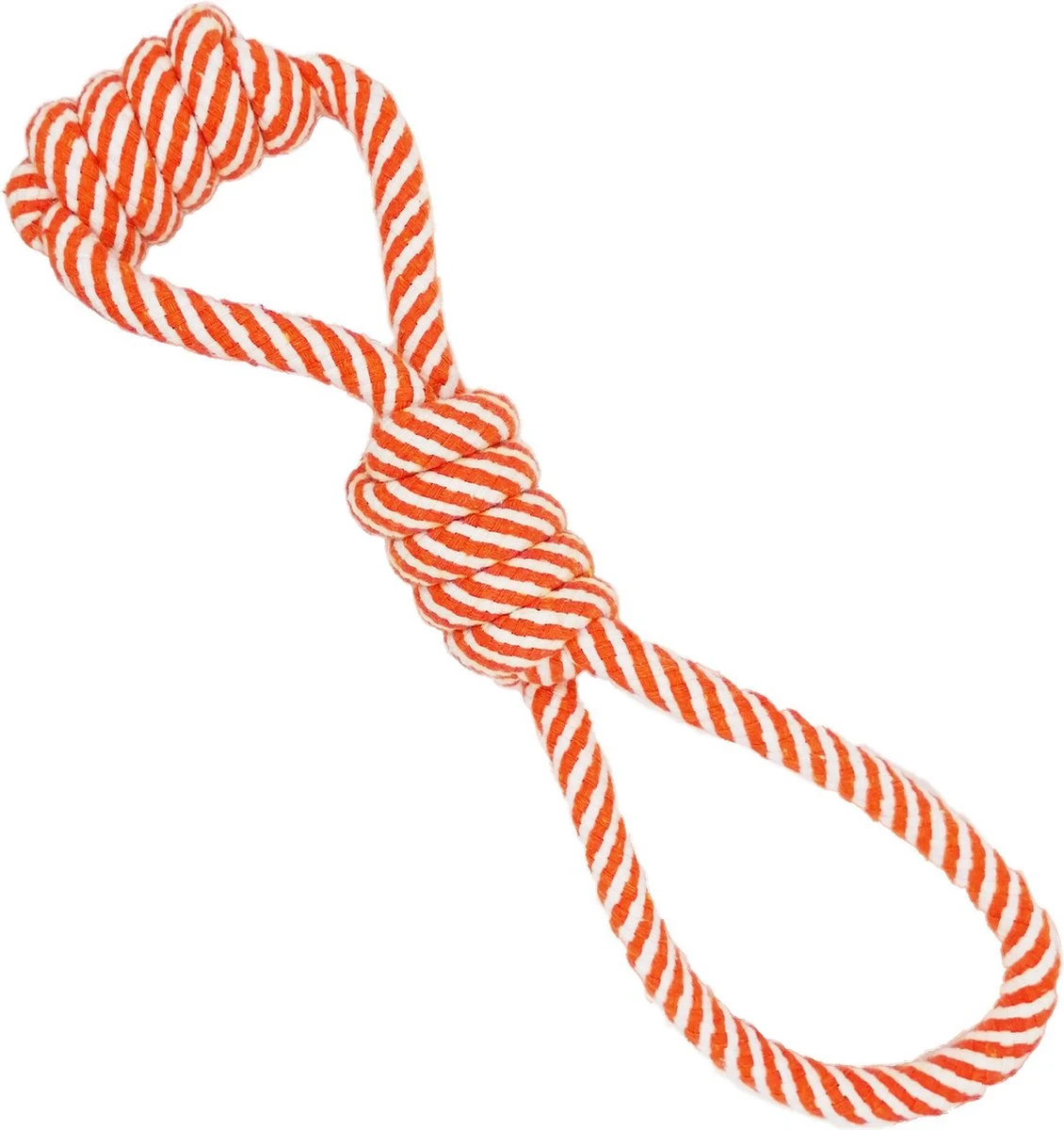 Viervoetjes – Dubbele Lus – Trektouw – Oranje – Honden Speelgoed – HondenSpeeltjes – HondenTouwen 1 Viervoetjes – Dubbele Lus – Trektouw – Oranje – Honden Speelgoed – HondenSpeeltjes – HondenTouwen