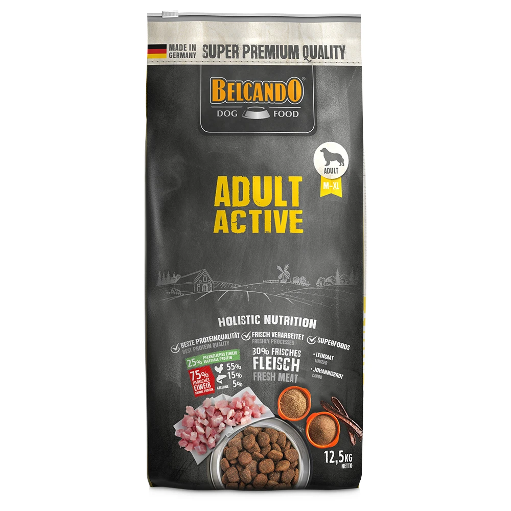 12,5kg Adult Active Belcando Hondenvoer 1 12,5kg Adult Active Belcando Hondenvoer