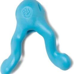 West Paw Tizzi Zogoflex – Speeltje Voor Actieve Honden Om Ver Te Gooien – Kleur: Blauw, Maat: Small