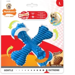 Nylabone Blauw – – Large Voor Honden Tot 23kg