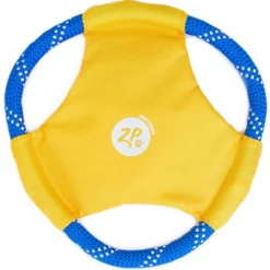 ZippyPaws – Rope Gliderz – Yellow – Frisbee Voor Honden