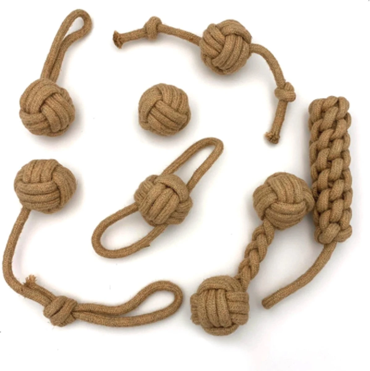 Touw Hondenspeelgoed | 7 Stuks | Hennep Natuurlijk Hondenspeelgoed | Speelgoed Hond 1 Touw Hondenspeelgoed | 7 Stuks | Hennep Natuurlijk Hondenspeelgoed | Speelgoed Hond