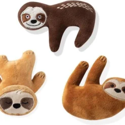 Fringe Set Basic Sloths – Luiaards 289406 Speelgoed Voor Dieren – Honden Speelgoed – Honden Knuffel – Honden Speeltje – Honden Speelgoed Knuffel – Hondenspeelgoed Piep – Hondenspeelgoed Bijten