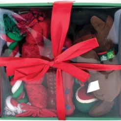Chadog® Kerstset Van 6 Verschillende Speeltjes Voor Honden