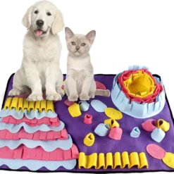 Smatcamp Snuffeltapijt Voor Honden, Opvouwbaar, Intelligent Speelgoed, Moeilijk, Wasbaar, Trainen, Snuffeldeken, Maat XL, Zoektapijt Voor Honden, Katten, Huisdieren