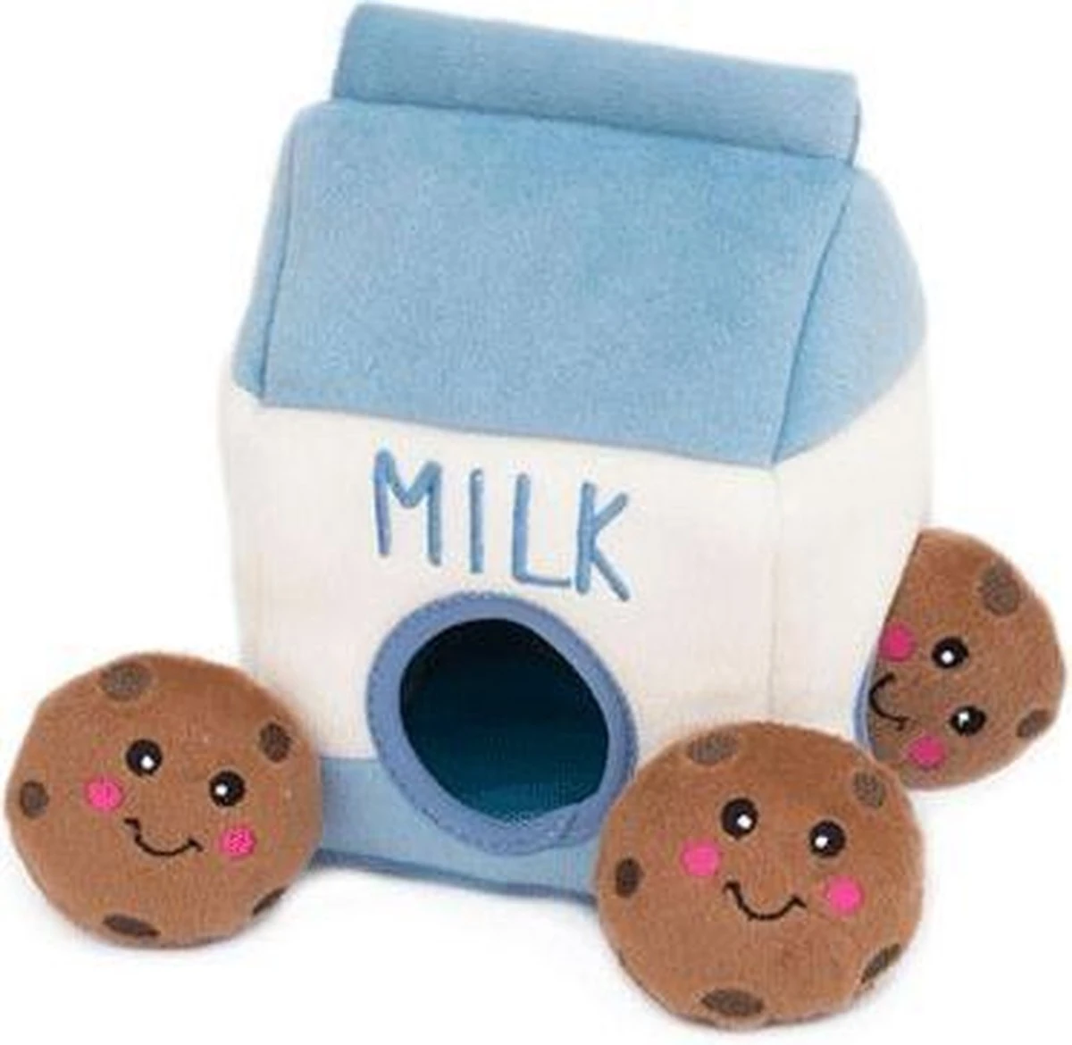 ZippyPaws – Zippy Burrow – Milk And Cookies – ZP859 – Speelgoed Voor Dieren – Honden Speelgoed – Speelgoed Hond – Honden Speeltje – Hondenspeelgoed Piep – Puzzel 1 ZippyPaws – Zippy Burrow – Milk And Cookies – ZP859 – Speelgoed Voor Dieren – Honden Speelgoed – Speelgoed Hond – Honden Speeltje – Hondenspeelgoed Piep – Puzzel