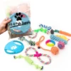 All 4 Pets Supply® Honden Speelgoed Set Geschikt Voor Puppy’s T/m Middelgrote Honden – 12 Stuks – Hondenspeeltjes – Intelligentie – Touw – Flostouw – Bijtring – Bal