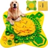 Snuffeldeken Honden Wasbaar Opvouwbaar Geurtrainingsmat Antislip Niet-giftig Snuffeldeken Voor Honden Snuffelspeelgoed Duurzaam Interactief Hondenspeelgoed 70 X 70 Cm