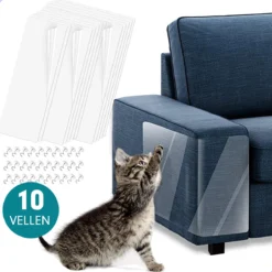 Westhome – Anti Krab Vellen Voor Kat En Hond – Meubelbescherming – Bankbescherming – 10 Stuks – 30 X 45 Cm