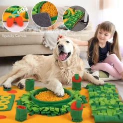 Benepaw Interactieve Hond Puzzel Speelgoed Duurzaam Huisdier Snuffel Mat Puppy Training Traag Intelligent Voeren Stimuleert Natuurlijke Foerageren