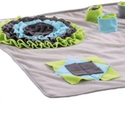 MaxxPet Snuffelmat Hond – Likmat Hond – Honden Speelgoed Intelligentie – 85x70x5,5 Cm – Blauw / Groen