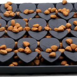 Snuffelmat Hond – Likmat – Voermat – Slow Feeder – Anti Schrok – Hondenspeelgoed – Siliconen – Zwart