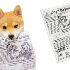 Titel: Interactieve Hoedenspeld Voor Honden In De Vorm Van Een Krant – Maakt Geluidjes En Zorgt Voor Uren Speelplezier!