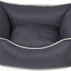 Waterbestendig Huisdierenbed | Anti-Slip Onderkant | Makkelijk Schoon Te Maken| Bastiaan | Donkergrijs | 40 X 35 X 16 Cm | Honden En Katten