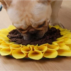 Snuffelmat Voor Hond En Kat – Zonnebloem – Trainingsmat – Anti Schrok – 38 Centimeter