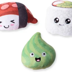 Petshop By Fringe Studio 289527 Set Sushiholic – Speelgoed Voor Dieren – Honden Speelgoed – Honden Knuffel – Honden Speeltje – Honden Speelgoed Knuffel – Hondenspeelgoed Piep – Hondenspeelgoed Bijten