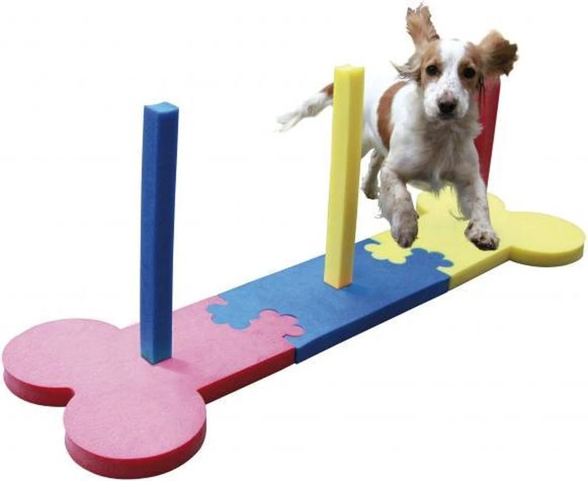 Flamingo KARLIE Dog Agility Hondentraining – Slalom Voor Kleine Honden 1 Flamingo KARLIE Dog Agility Hondentraining – Slalom Voor Kleine Honden
