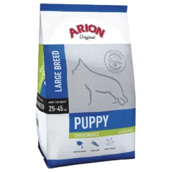 12kg Arion Original Puppy Large Breed Kip & Rijst Hondenvoer Droog
