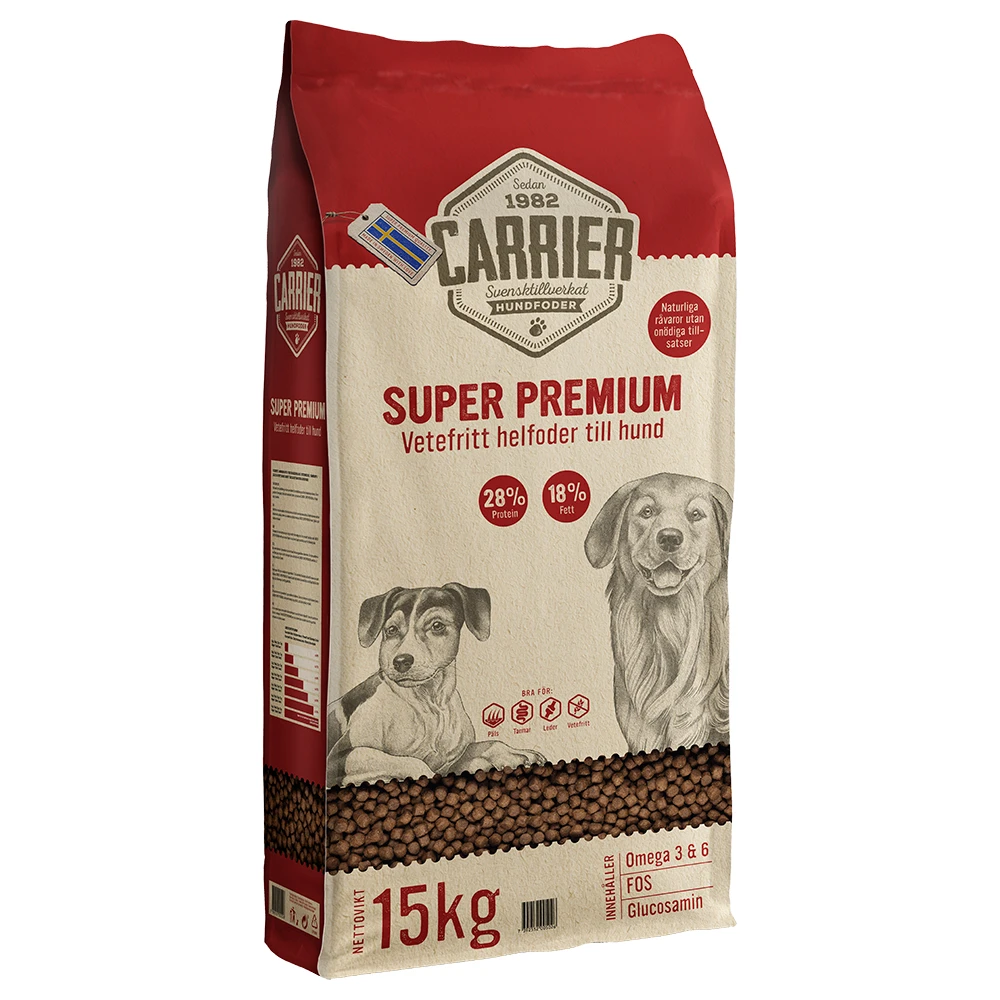 15 Kg Carrier Super Premium Droog Hondenvoer 1 15 Kg Carrier Super Premium Droog Hondenvoer