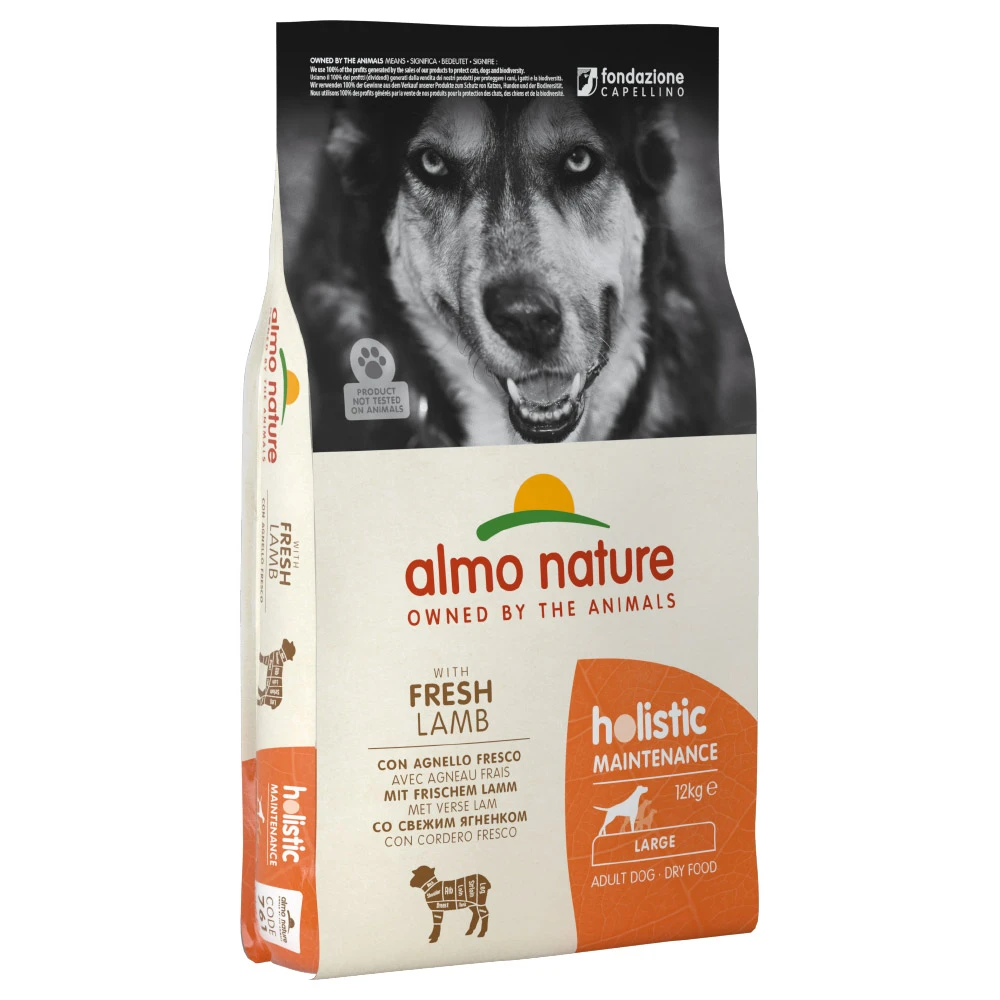 2x12kg Almo Nature Adult Lam & Rijst Large Hondenvoer