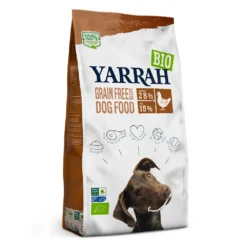 Yarrah Bio Graanvrij Met Biologische Kip Hondenvoer – Dubbelpak: 2 X 10 Kg