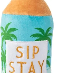 Petshop By Fringe Studio 289863 Sip Stay Vacay – Speelgoed Voor Dieren – Honden Speelgoed – Honden Knuffel – Honden Speeltje – Honden Speelgoed Knuffel – Hondenspeelgoed Piep – Hondenspeelgoed Bijten