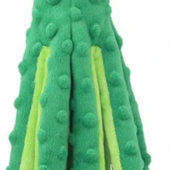 Honden Speelgoed Piep Kraak Pluche Hondenknuffel Octopus – Groen – Dutchwide