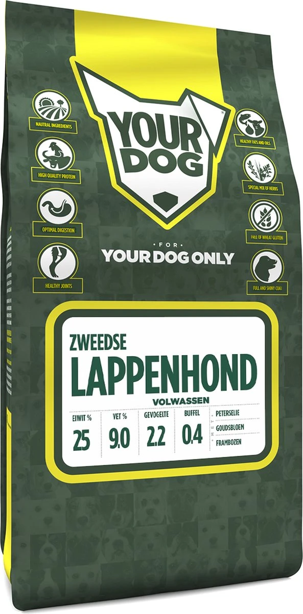 Yourdog Zweedse Lappenhond Volwassen (3 KG) 1 Yourdog Zweedse Lappenhond Volwassen (3 KG)