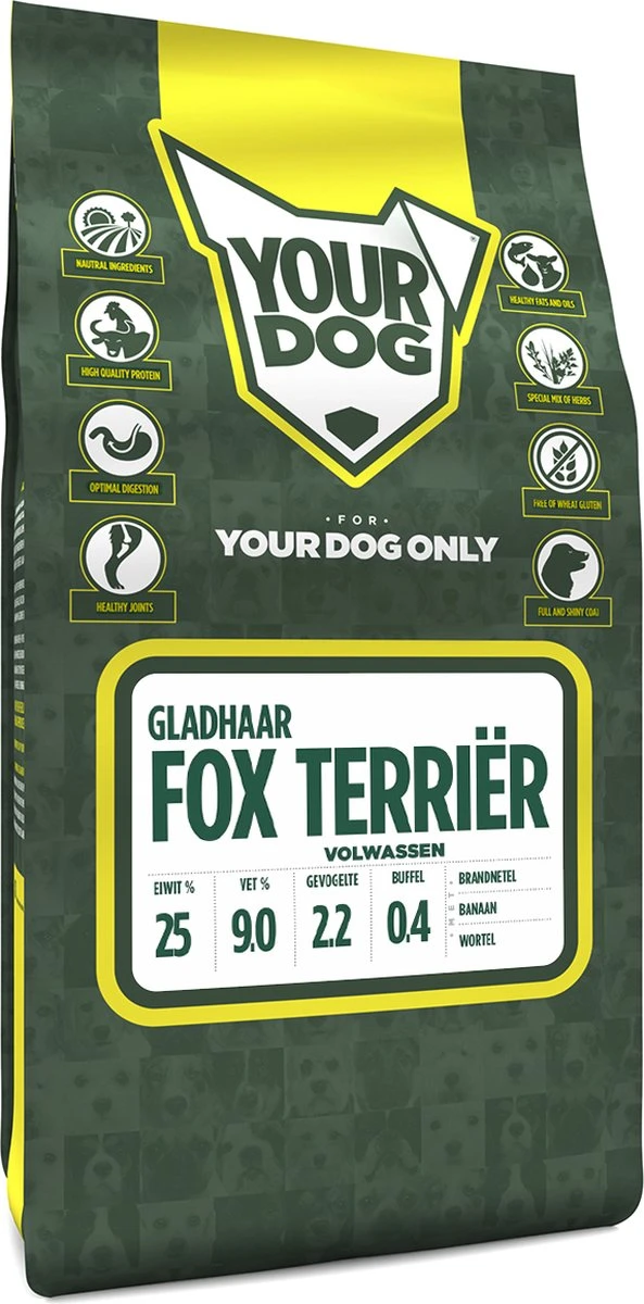 Yourdog Fox TerriËr Gladhaar Volwassen (3 KG) 1 Yourdog Fox TerriËr Gladhaar Volwassen (3 KG)