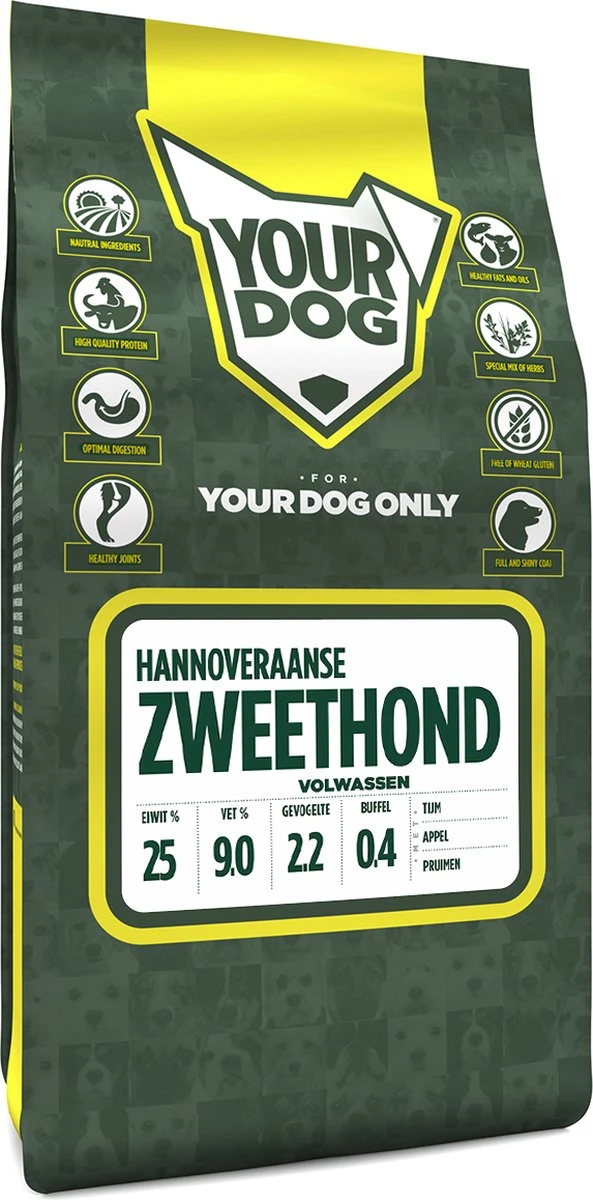 Yourdog Hannoveraanse Zweethond Volwassen (3 KG) 1 Yourdog Hannoveraanse Zweethond Volwassen (3 KG)
