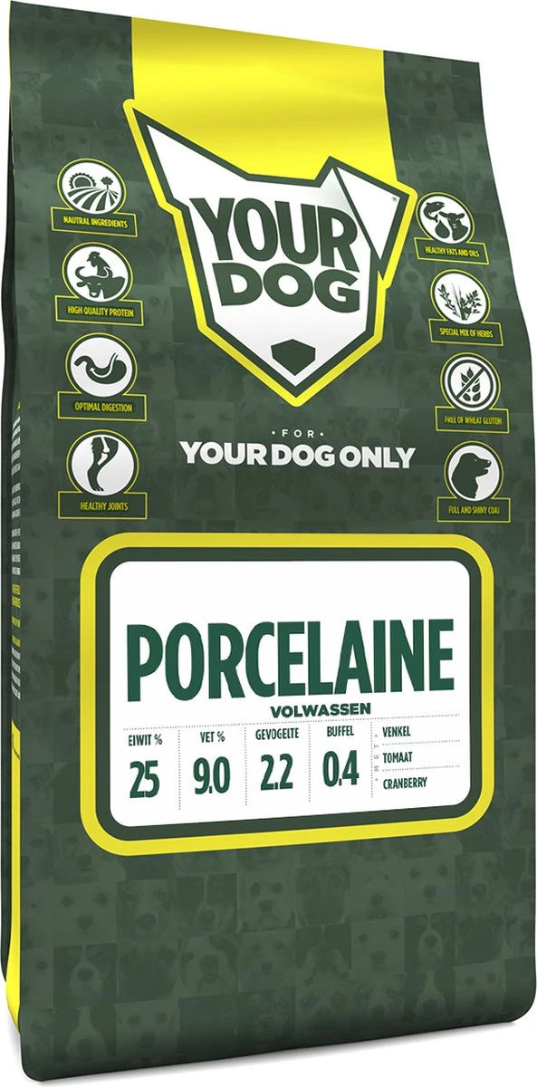Yourdog Porcelaine Volwassen (3 KG) 1 Yourdog Porcelaine Volwassen (3 KG)