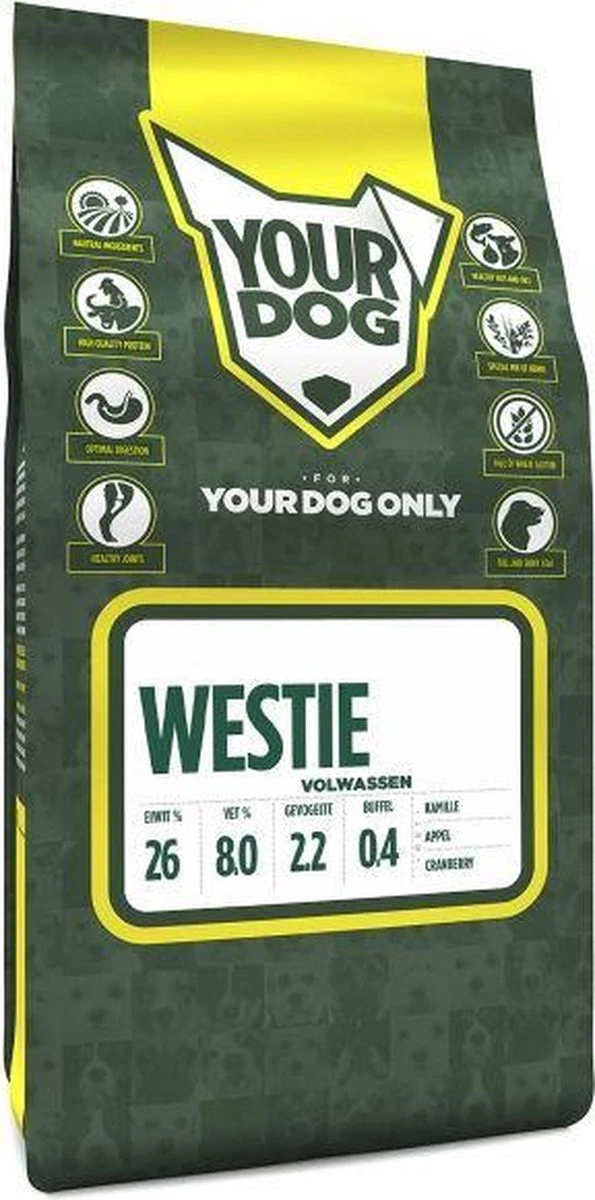 Yourdog Westie Volwassen (3 KG) 1 Yourdog Westie Volwassen (3 KG)