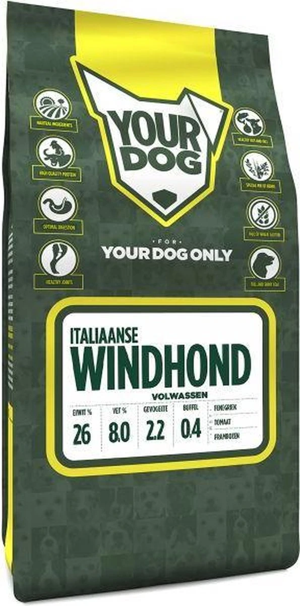 Yourdog Italiaanse Windhond Volwassen (3 KG) 1 Yourdog Italiaanse Windhond Volwassen (3 KG)