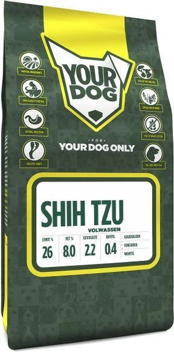 Yourdog Shih Tzu Volwassen (3 KG) 1 Yourdog Shih Tzu Volwassen (3 KG)