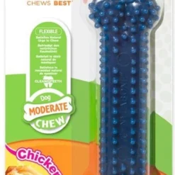 Nylabone Moderate Kauwbot Met Kipsmaak – Voor Een Gezond Gebit Van Je Hond – XS, S, M, L En XL – Small