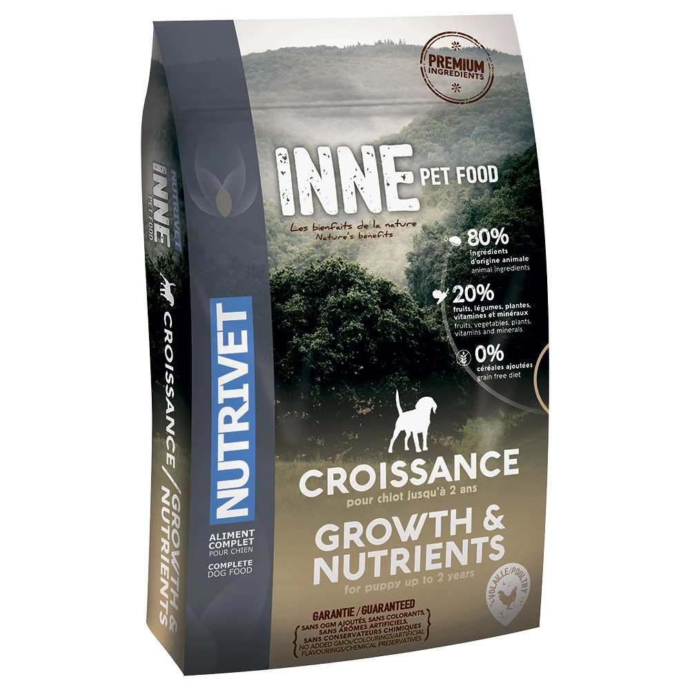 12kg Inne Dog Growth Nutrivet Hondenvoer 1 12kg Inne Dog Growth Nutrivet Hondenvoer