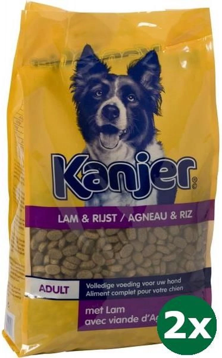 2×15 Kg Kanjer Lam/rijst Hondenvoer 1 2×15 Kg Kanjer Lam/rijst Hondenvoer