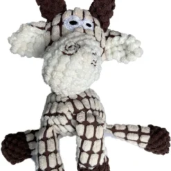 Honden Knuffel – Pluche Geit Met Piep – Voor Puppy – Pluche Knuffel – Puppyspeelgoed
