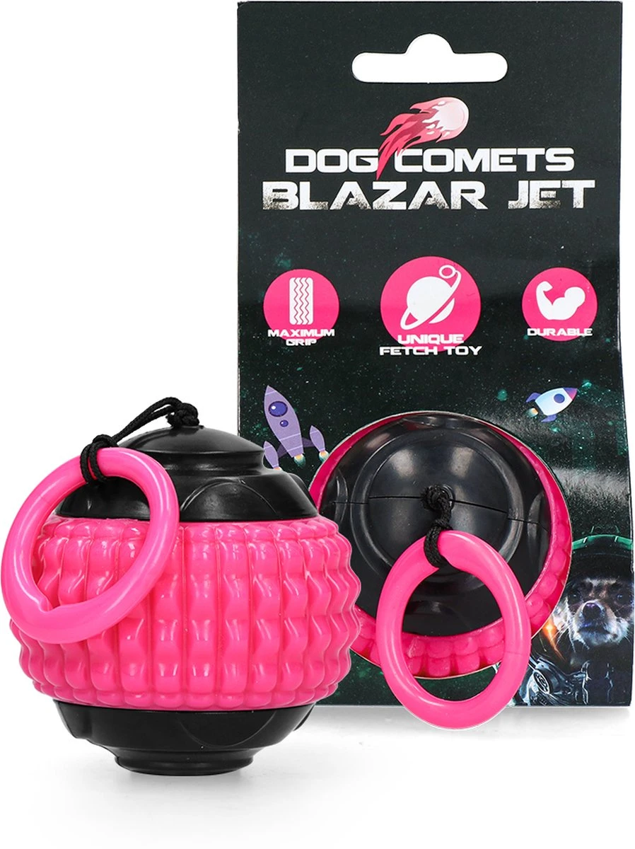 Dog Comets Blazar Jet Met TPR Band Hondenspeeltje – Duurzaam Honden Speelgoed – Stevige Honden Bal – Rubberen Bal – Geschikt Voor Honden – Hondenbal Voor Gezonder Tandvlees – Speelbal – Roze 1 Dog Comets Blazar Jet Met TPR Band Hondenspeeltje – Duurzaam Honden Speelgoed – Stevige Honden Bal – Rubberen Bal – Geschikt Voor Honden – Hondenbal Voor Gezonder Tandvlees – Speelbal – Roze