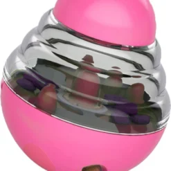 Snackbal Hond – Voerbal – Honden Speelgoed – Intelligentie – Speelbal – Verstelbaar – Roze