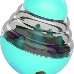 Snackbal Hond – Voerbal – Honden Speelgoed – Intelligentie – Speelbal – Verstelbaar – Turquoise