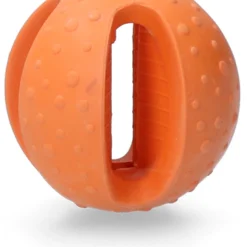 Dog Comets Polaris Duurzaam Hondenspeelgoed – Traktatiekubus Voor Honden – Extreem Sterk – Geschikt Voor Honden – Oranje – 6 Diameter