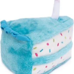 Zippy Paws ZP861 Birthday Cake – Blue – Speelgoed Voor Dieren – Honden Speelgoed – Honden Knuffel – Honden Speeltje – Honden Speelgoed Knuffel – Hondenspeelgoed Piep – Hondenspeelgoed Bijten