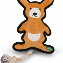 Beco Pluche Kangaroo – Hondenknuffel Met Pieper – Geschikt Voor Middelgrote Honden – Medium