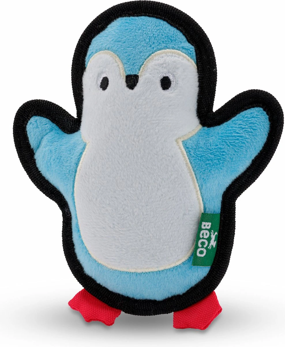 Beco Pluche Pinguin – Hondenknuffel Van Gerecycled Materiaal – Met Luide Pieper – Geschikt Voor Kleine Honden – Small 1 Beco Pluche Pinguin – Hondenknuffel Van Gerecycled Materiaal – Met Luide Pieper – Geschikt Voor Kleine Honden – Small
