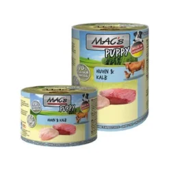 MAC’s Puppy Hondenvoer In Blik – Kip En Kalf – 6×400 G